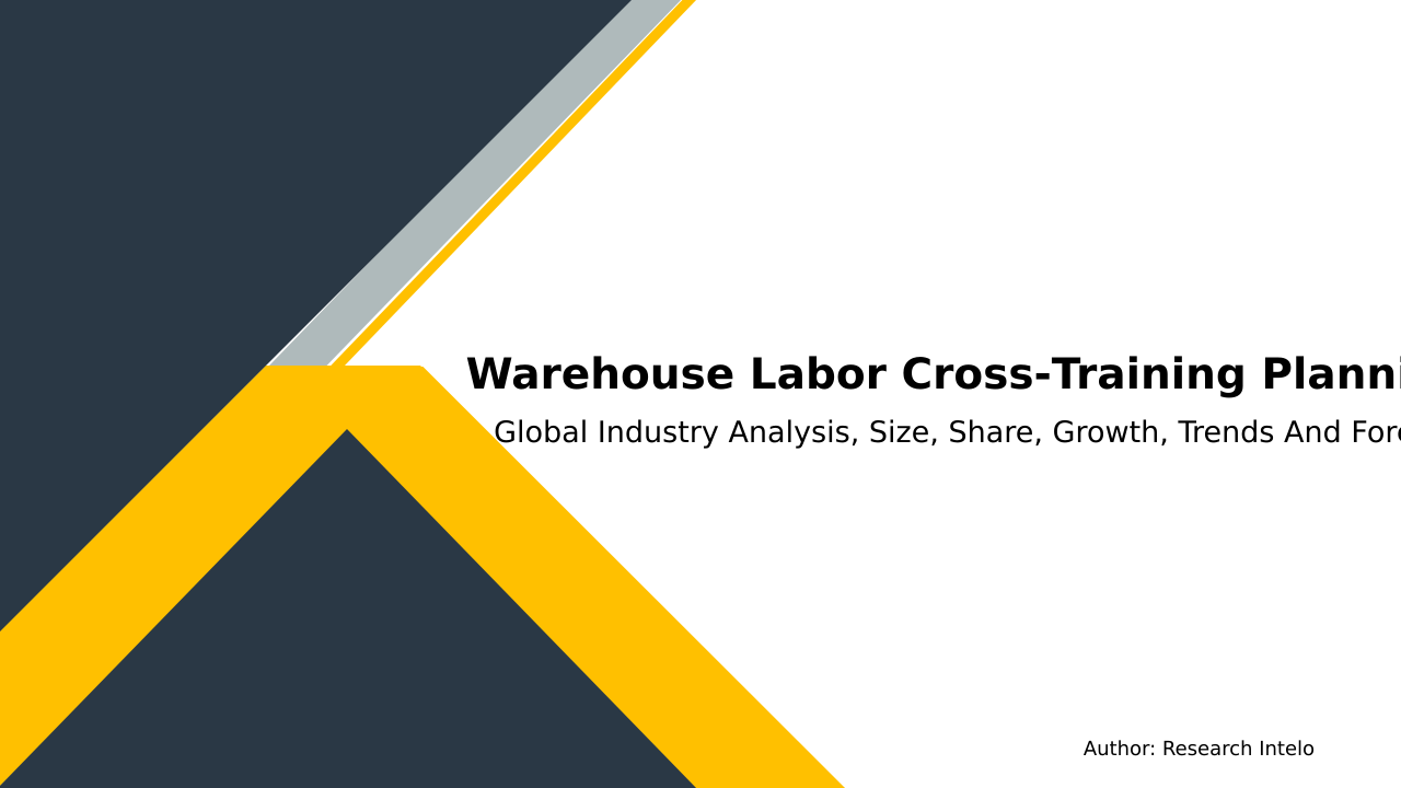 Warehouse Labor Cross‑Training Planning Tools Market Research Report 2033